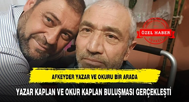 YAZAR KAPLAN VE OKUR KAPLAN BULUŞMASI GERÇEKLEŞTİ
