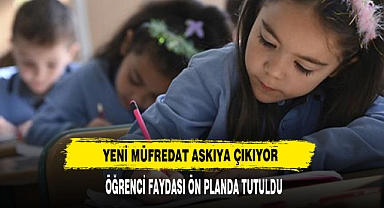 Yeni müfredat taslağı bugün askıya çıkıyor
