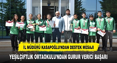 YEŞİLÇİFTLİK ORTAOKULU'NDAN GURUR VERİCİ BAŞARI