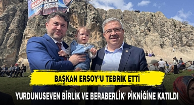 YURDUNUSEVEN BİRLİK VE BERABERLİK' PİKNİĞİNE KATILDI