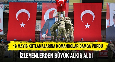 19 Mayıs Kutlamalarına Komandolar Damga Vurdu
