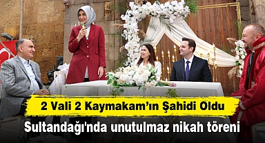 2 Vali 2 Kaymakam’ın Şahidi Oldu: Sultandağı'nda unutulmaz nikah töreni