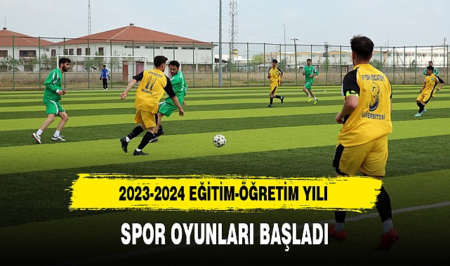 2023-2024 EĞİTİM-ÖĞRETİM YILI SPOR OYUNLARI BAŞLADI