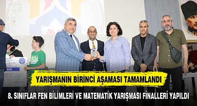 8. Sınıflar Fen Bilimleri ve Matematik Yarışması Finalleri Yapıldı…