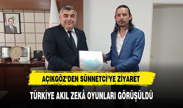 AÇIKGÖZ'DEN SÜNNETCİ'YE ZİYARET