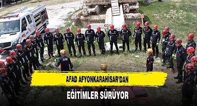 AFAD Afyonkarahisar'da Eğitimler Sürüyor
