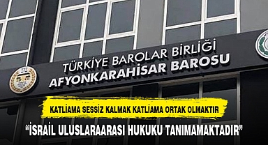 AFYON BAROSUNDAN GAZZE AÇIKLAMASI