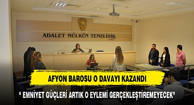 AFYON BAROSUNUN AÇTIĞI DAVA SONUCU TÜRKİYE'Yİ ETKİLEYECEK EMSAL KARAR