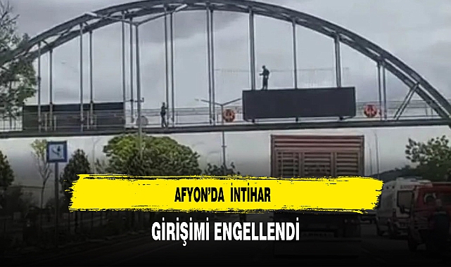 Afyon'da İntihar Girişimi Engellendi
