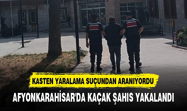 AFYONKARAHİSAR'DA KAÇAK ŞAHIS YAKALANDI