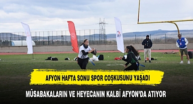 Afyonkarahisar, hafta sonu spor coşkusuna tanıklık ediyor!