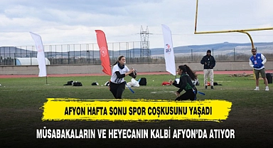 Afyonkarahisar, hafta sonu spor coşkusuna tanıklık ediyor!