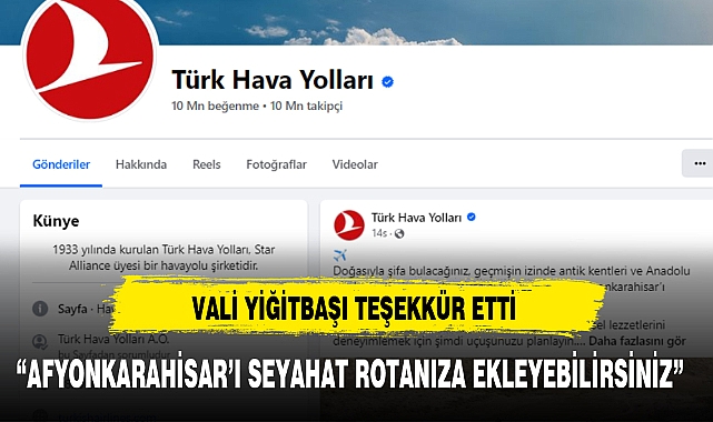 "AFYONKARAHİSAR'I SEYAHAT ROTANIZA EKLEYEBİLİRSİNİZ"  