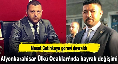 Afyonkarahisar Ülkü Ocakları’nda bayrak değişimi