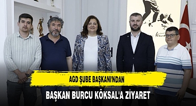 AGD Şube Başkanı'ndan Başkan Burcu Köksal'a Ziyaret