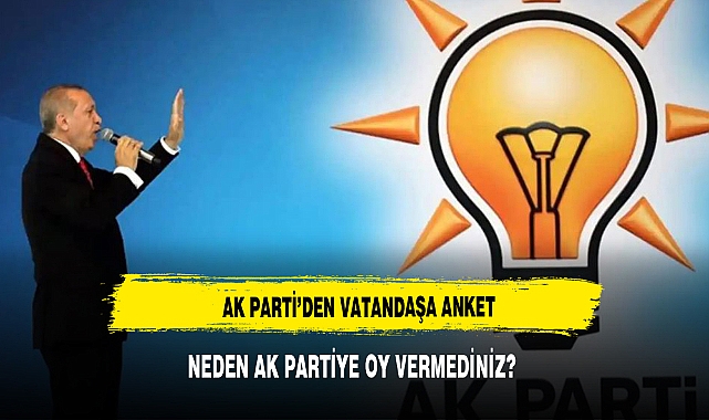 AK Parti'nin "Neden oy vermediniz?" anketinde çarpıcı sonuç!