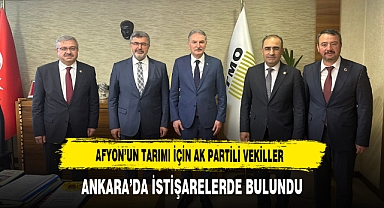 AK Partili Vekiller Afyon'un Tarımı İçin Kolları Sıvadı