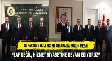 AK Partili Vekillerden Yoğun Mesai