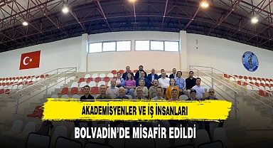 Akademisyenler ve İş İnsanları Bolvadin'de Misafir Edildi