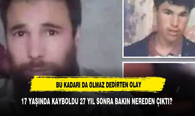 Akıllara durgunluk veren olay! 17 yaşında kayboldu, 27 sene sonra komşunun samanlığından çıktı