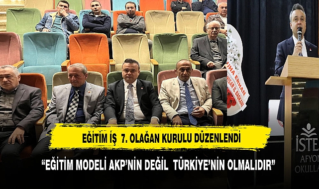 "AKP'NİN DEĞİL TÜRKİYE CUMHURİYETİ'NİN  EĞİTİM MODELİ"