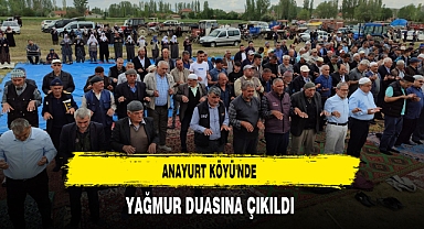 Anayurt Köyü'nde Yağmur Duasına Çıkıldı