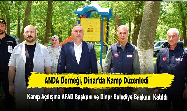 ANDA Derneği, Dinar'da Kamp Düzenledi