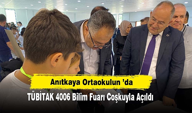 Anıtkaya Ortaokulun ’da TÜBİTAK 4006 Bilim Fuarı Düzenlendi