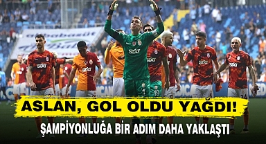 ASLAN, GOL OLDU YAĞDI!