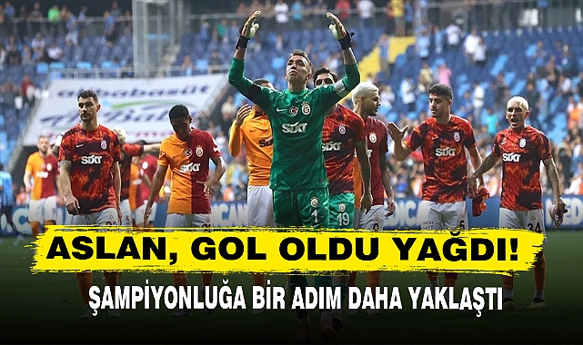 ASLAN, GOL OLDU YAĞDI!