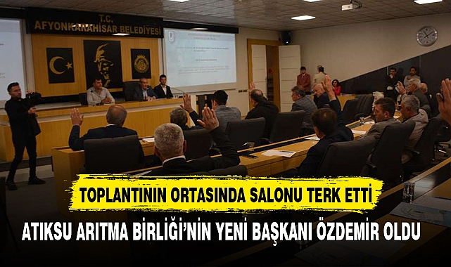 ATIKSU ARITMA BİRLİĞİ'NİN YENİ BAŞKANI ÖZDEMİR OLDU  