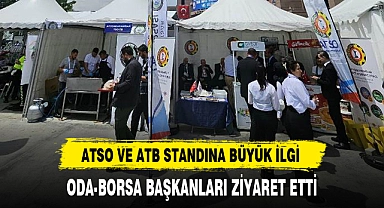 ATSO VE ATB STANDINA İLGİ YOĞUN OLDU