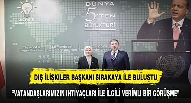 BAKAN GÖKTAŞ GURBETÇİ VATANDAŞLARIN İHTİYAÇLARINI GÜNDEMİNE ALDI