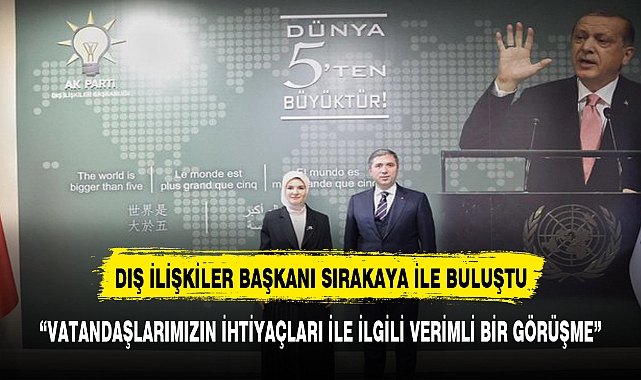 BAKAN GÖKTAŞ GURBETÇİ VATANDAŞLARIN İHTİYAÇLARINI GÜNDEMİNE ALDI