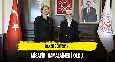 Bakan Göktaş'ın Misafiri Hamalainen'i Oldu