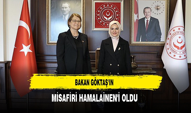 Bakan Göktaş'ın Misafiri Hamalainen'i Oldu