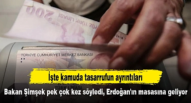 Bakan Şimşek pek çok kez söyledi, Erdoğan'ın masasına geliyor: İşte kamuda tasarrufun ayrıntıları