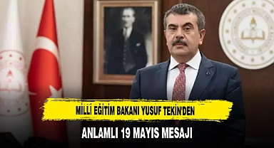 Bakan Tekin'den Anlamlı 19 Mayıs Paylaşımı