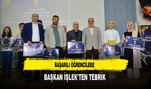 Başarılı Öğrencilere Başkan İşlek'ten Tebrik