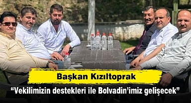 Başkan Kızıltoprak: “Vekilimizin destekleri ile Bolvadin’imiz gelişecek”