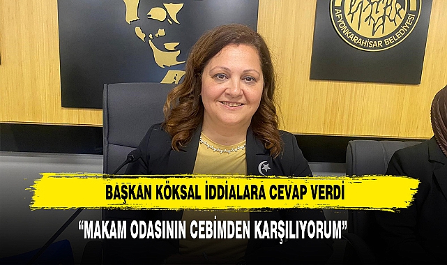 Başkan Köksal İddialara Cevap Verdi  "Makam Odasının Cebimden Karşılıyorum"