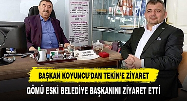 Başkan Koyuncu'dan Eski Başkan Tekin'e Ziyaret