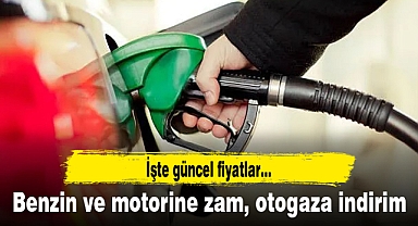 Benzin ve motorine zam, otogaza indirim