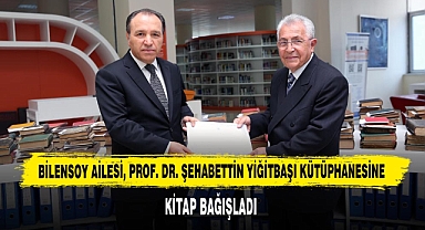 Bilensoy Ailesi, Prof. Dr. Şehabettin Yiğitbaşı Kütüphanesine Kitap Bağışladı