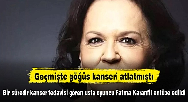 Bir süredir kanser tedavisi gören usta oyuncu Fatma Karanfil entübe edildi
