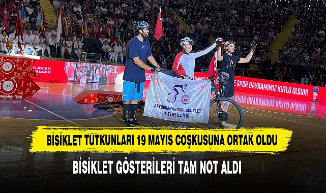Bisiklet Tutkunları 19 Mayıs Coşkusuna Ortak Oldu