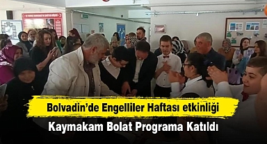 Bolvadin’de Engelliler Haftası Etkinliği