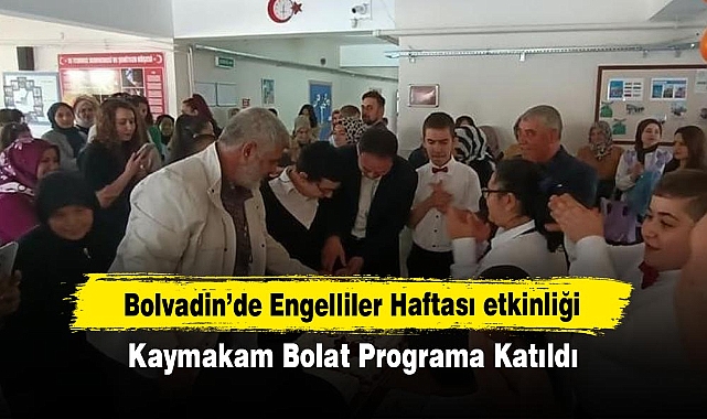 Bolvadin’de Engelliler Haftası Etkinliği