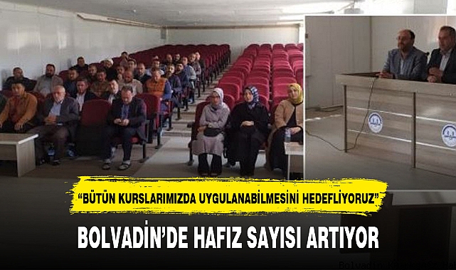 BOLVADİN’DE HAFIZ SAYISI ARTIYOR