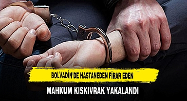 Bolvadin'de Hastaneden Firar Eden Mahkum Kıskıvrak Yakalandı